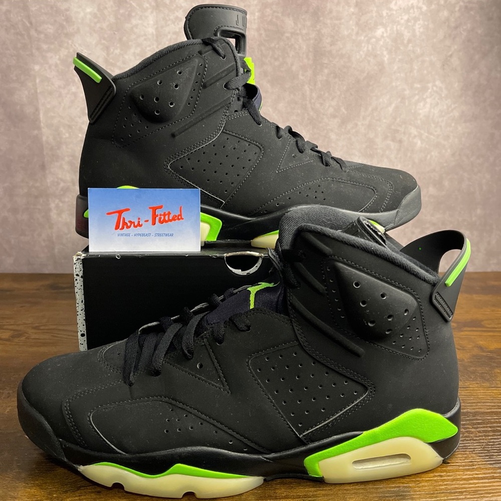 Jordan 6 Retro Electric Green 2021 Size 13 CT8529-003 Men’s Basketball Sneakers
